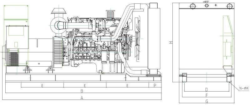 上柴柴油發(fā)電機(jī)組300千瓦功率突破